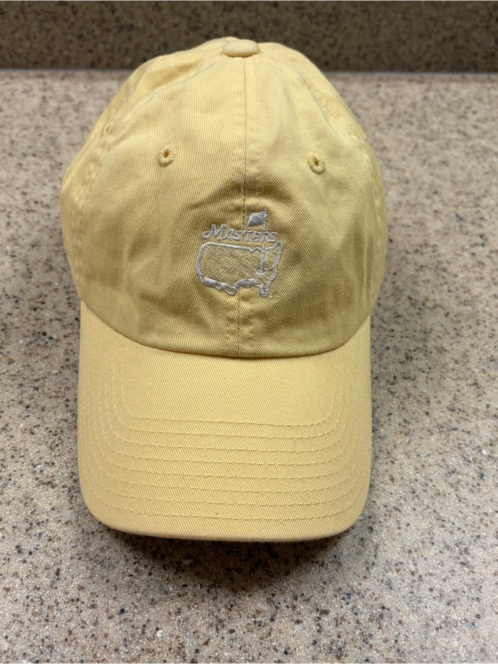 The Masters Augusta Golf Hat American Needle Yellow Logo Baseball Cap